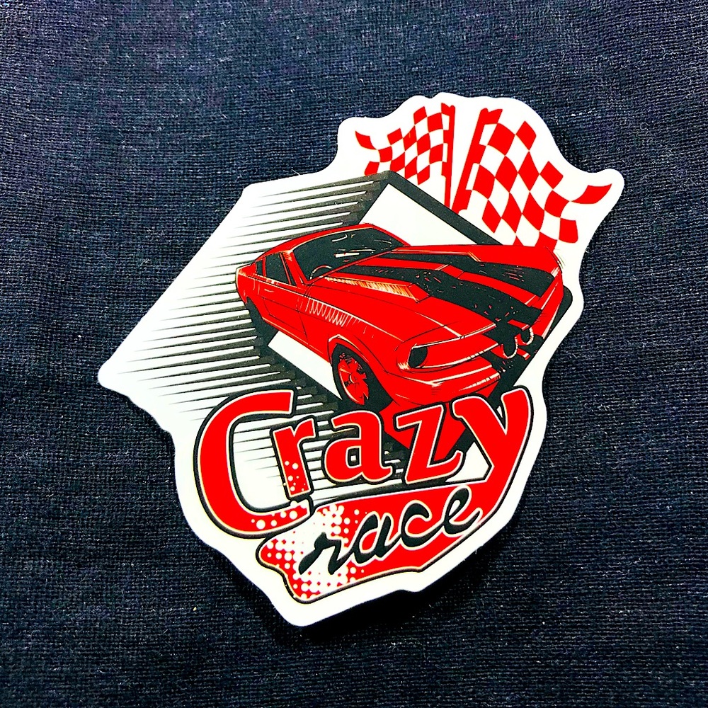Muscle Car Single Decor Accent Sticker